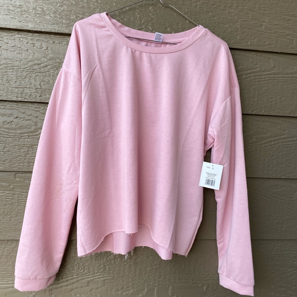 NWT 5 style long sleeves Dusty Rose Top